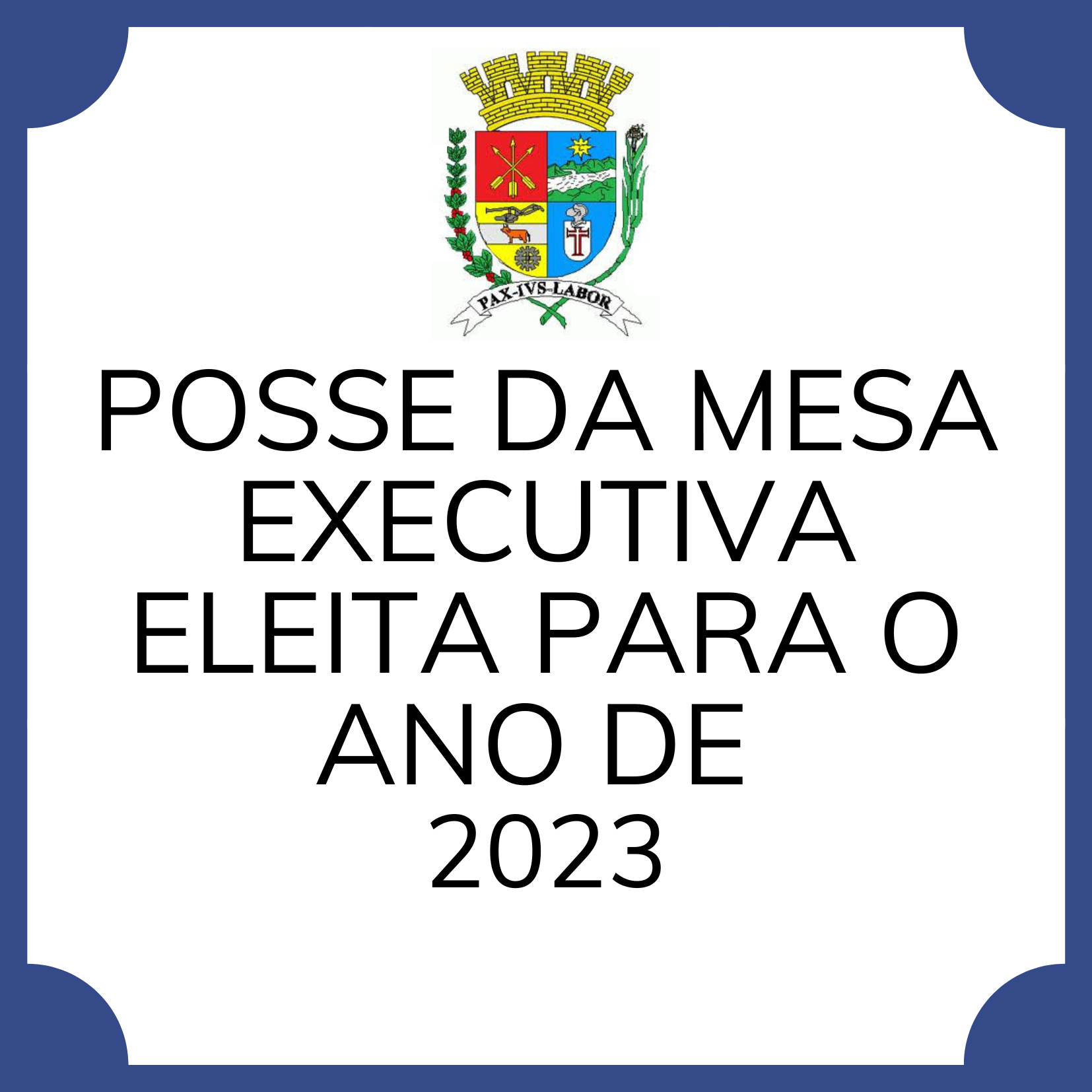 Câmara de Barra Mansa realiza posse da mesa executiva de 2023