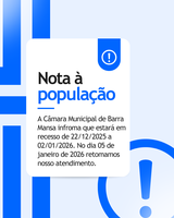 RECESSO DE FIM DE ANO