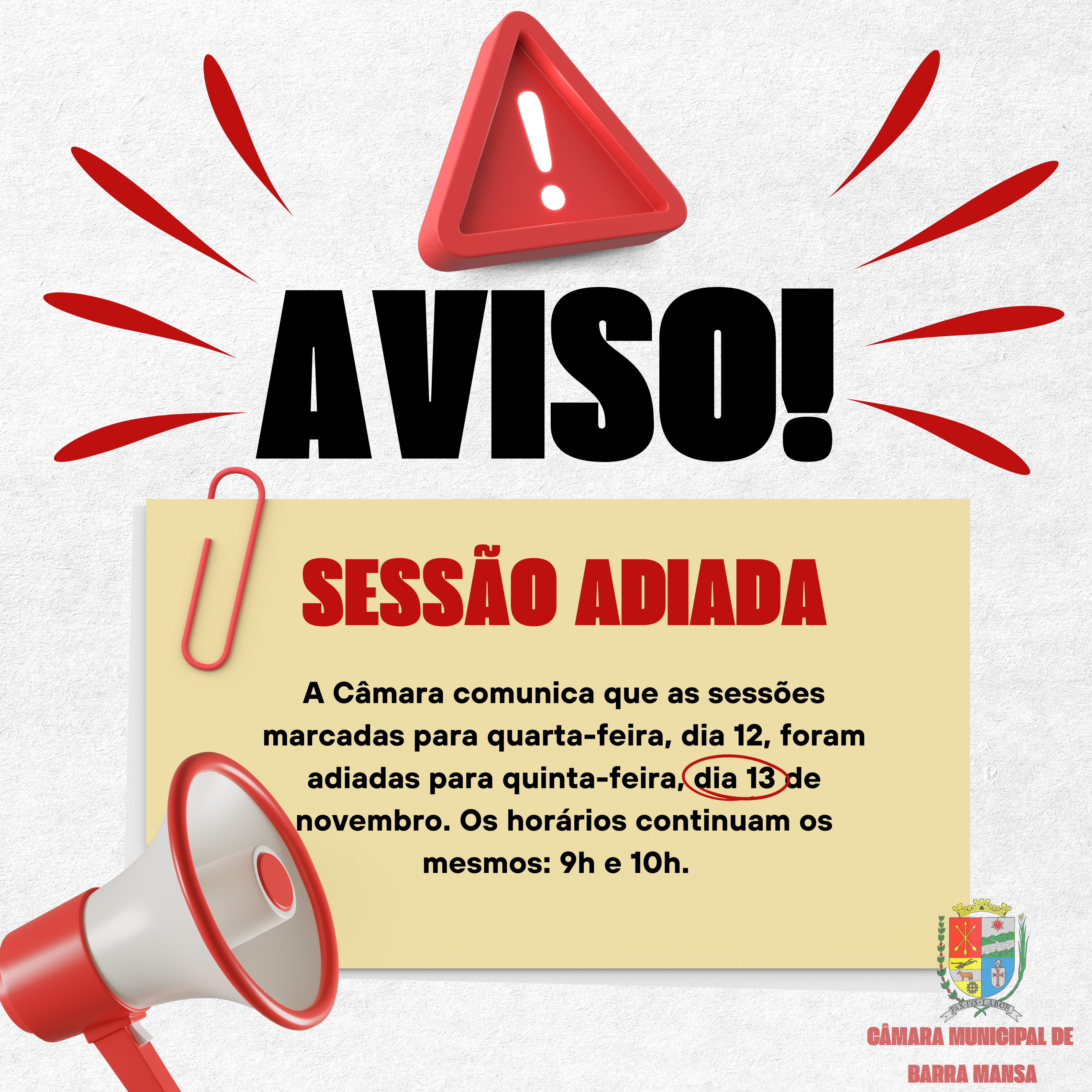 SESSÕES ADIADAS 