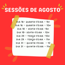 Sessões de agosto 