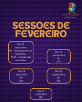 SESSÕES DE FEVEREIRO