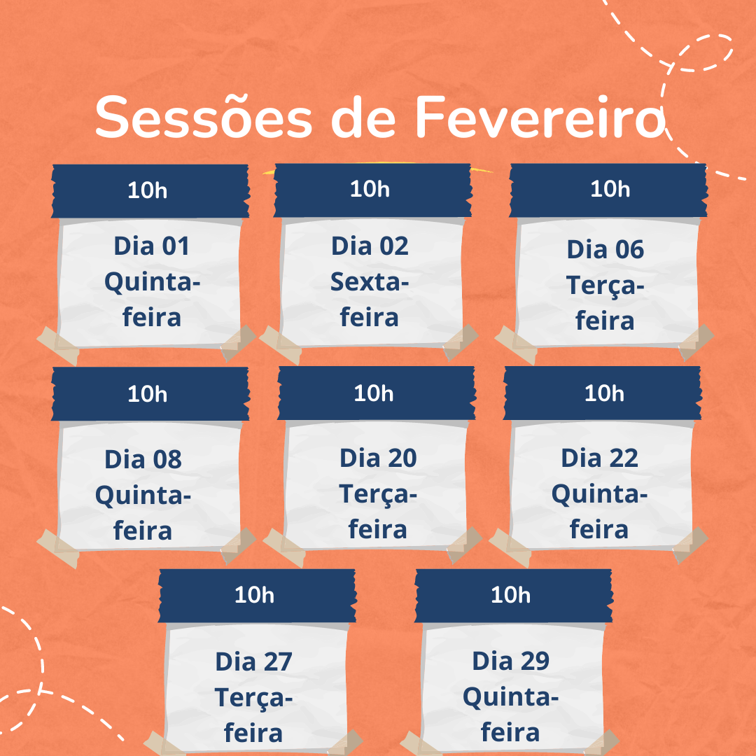 Sessões de fevereiro