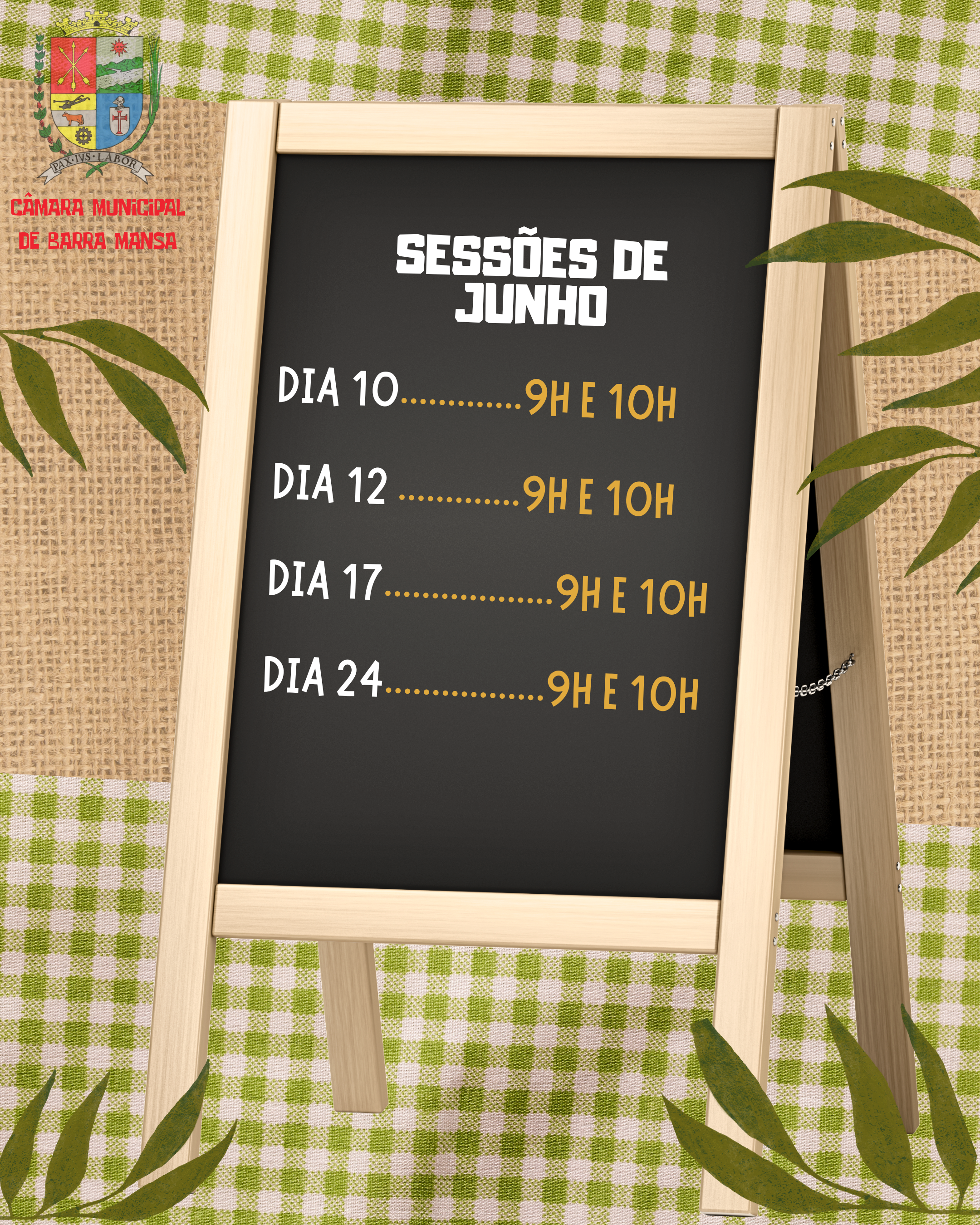 SESSÕES DE JUNHO