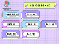 SESSÕES DE MAIO 