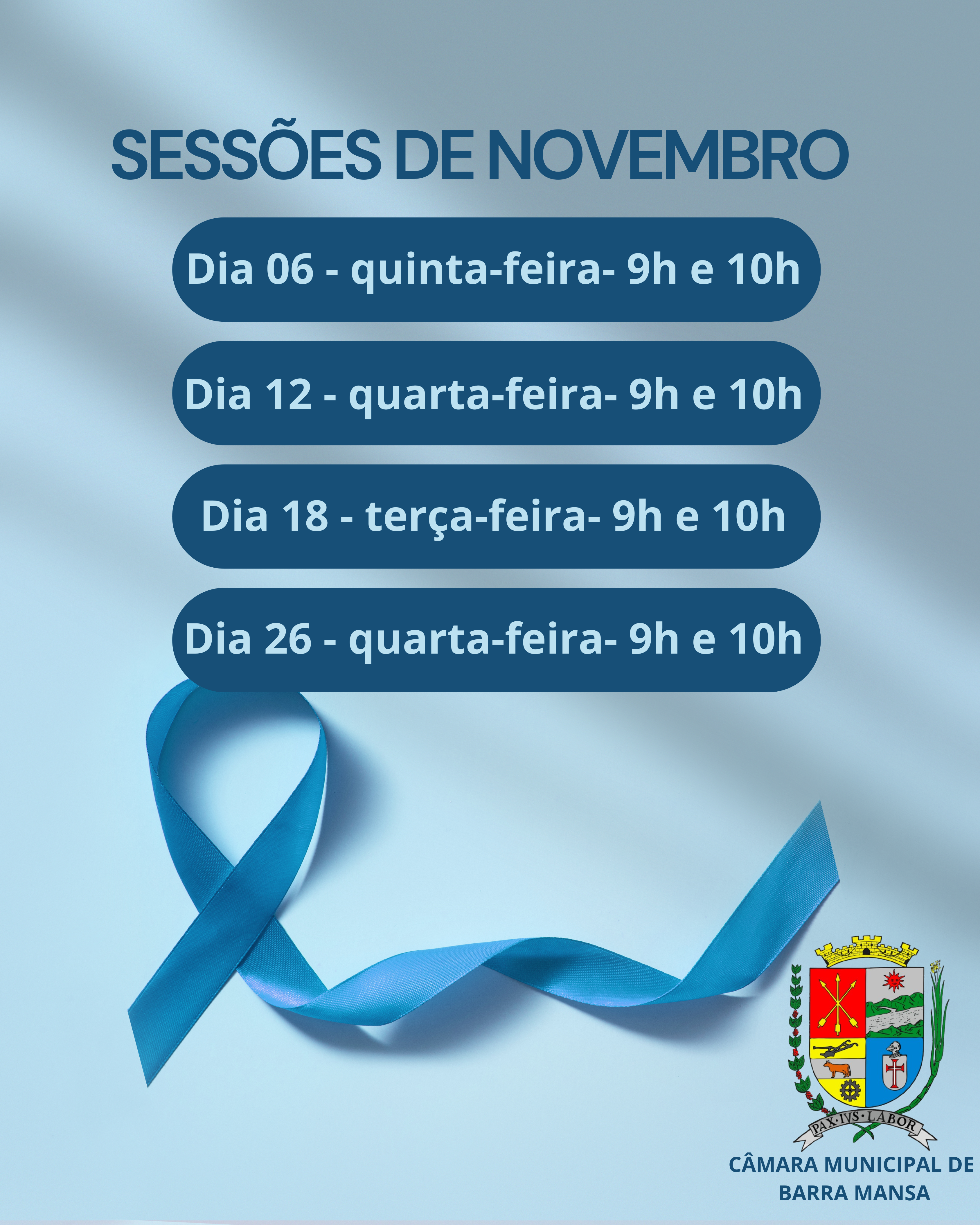 SESSÕES DE NOVEMBRO